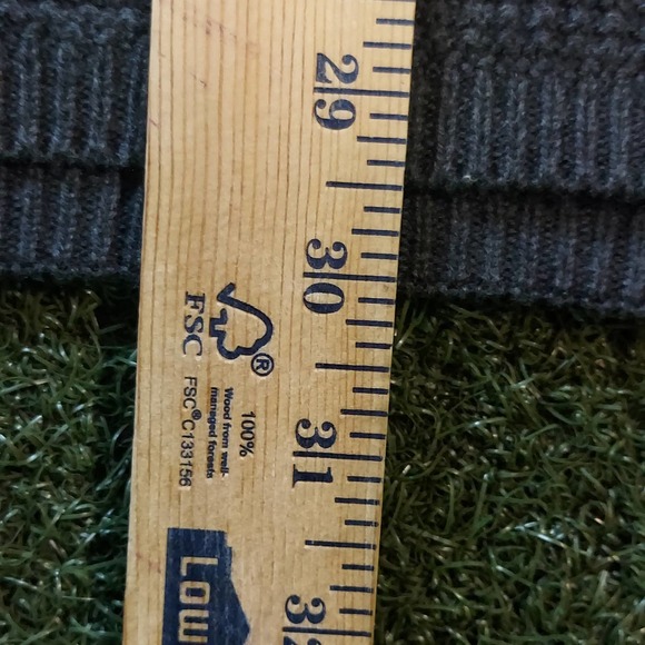 Hard Rock Cafe Shirt Men XL Dark Gray Waffle Thermal Long Sleeve Pullover - Picture 7 of 8